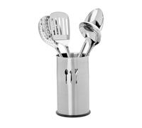 Set utensilios cocina 5 piezas acero cepillado set de utensilios de cocina