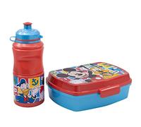 SET VUELTA AL COLE EN CAJA REGALO (BOTELLA SPORT EASY HOLD 380 ML Y SANDWICHERA RECTANGULAR) MICKEY MOUSE BETTER TOGETHER