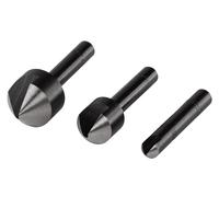 Set Wolfcraft 2504000 Countersink Drill Bit 3 Pieces NUEVO