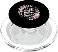 Set Your Life On Fire with Passion and Purpose - PopSockets PopGrip para MagSafe