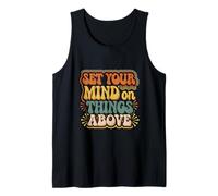 Set Your Mind On Things Above Biblia inspiradora ------ Camiseta sin Mangas