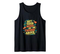 Set Your Mind On Things Above Biblia inspiradora ----- Camiseta sin Mangas