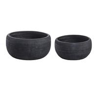 Set2 Jarrón Graffiti Negro