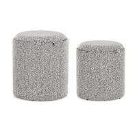 Set2 Pouf C-Cont Sasha C-Vass Gris Ch