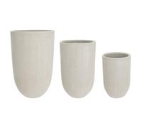 Set3 P.Jarrón Cepillo Alto Beige