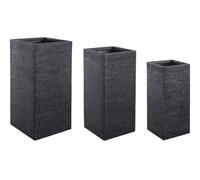 Set3 P.Jarrón Graffiti Qu Negro Alto