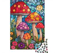 Seta Colorida Arte Mosaico Puzzle de 1000 Piezas Papel para Adultos Estilo Bosque Juego de Puzzle 1000 Piezas Relajación Familia Decoración Regalo 38x26cm/1000pcs