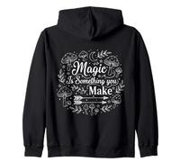 Seta Cottagecore Boho Luna Estrellas Naturaleza Bosque Sudadera con Capucha