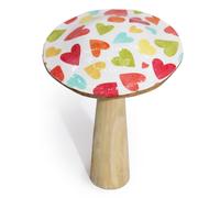 Seta grande - 20cm - Corazones pastel