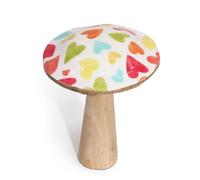 Seta Mediana - 15cm - Corazones Pastel