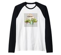 SETAS PARA DAMAS ARANA ACUAREADA BOTÁNICO BOTÁNICO Camiseta Manga Raglan