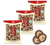 Setas Shiitake Deshidratadas, Hongos Enteros tamaño 2 a 3 cm, sabor umami, ideal para ramen, caldos, sopas y guisos, Sin Conservantes ni colorantes, aptas para veganos y celíacos, 3 Unidades de 100 gr