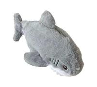 Setauoo Estuche para lápices de tiburón, Cartuchera Estuche Escolar Niña, Bonito Organizador de Papelería de Dibujos Animados, Tiburón de Felpa, Organizador de Lápices Grande, con Cremallera, Gray