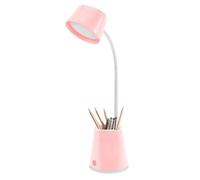 Setauoo Lámpara De Mesa Para Dormitorio - 4 Niveles Ajustable Flexible con Control Táctil,Lámpara De Lectura Para Hogar Y Oficina,Para Estudiar, Trabajar, Costura, Manualidades, Dormitorio Y