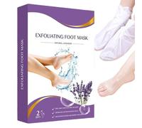 Setauoo Máscara Exfoliante Pies, 2 Pares De Exfoliante Natural, Calcetines Removedor De Callosidades Unisex Para Ritual Nocturno Uso Antes De Zapatos Recuperación Post Entrenamiento En Casa
