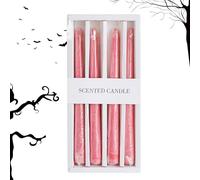 Setauoo Velas Sangrantes Halloween | 4 Piezas Velas Cónicas con Efecto Goteo | Decoración Gótica Para Noches De Cine Fiestas Temáticas Cumpleaños Reuniones Familiares