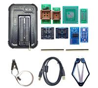 SETCTOP TL866Ⅱ Plus Programador Kits USB EPROM Flash BIOS Programable Circuitos lógicos 8 Adaptadores Extractor de zócalo