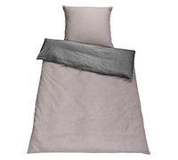 SETEX Juego de Cama, Gris Graphite Graphite Graphite Grey, 220x155 cm