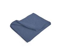 SETEX Manta, 85% algodón, 15% poliéster, Manta para decoración de habitación, decoración de Dormitorio y más, Colcha de 200 x 150 cm, Color Azul Oscuro