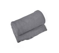 SETEX Manta de 85% algodón/15% poliéster, Manta Ligera para decoración de Habitaciones, Dormitorio y más, Colcha de 200 x 150 cm, Color Gris Oscuro