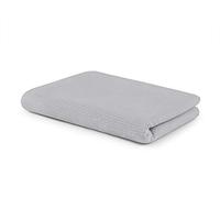 SETEX Manta de piqué de gofre, Manta versátil de 100% algodón, Adecuada como Manta, Colcha, Manta de Verano, Manta para Exteriores y más, 150 x 200 cm, Gris Claro