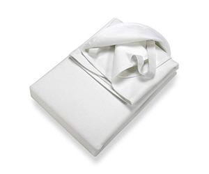 Setex Molleton, Protector de colchón, Blanco, 200 cm x 200 cm