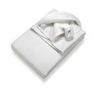 SETEX Protector de colchón Impermeable de 2 Capas, 140 x 220 cm, 100% algodón, Esquinas elásticas, Color Blanco