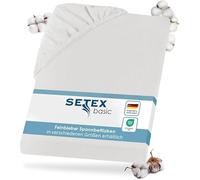 Setex - Sábana Bajera de Franela Fina con Goma elástica Suave - Sábana Bajera Ajustable de Franela de algodón 100% con Goma elástica Alrededor - Ropa de Cama Durante Todo el año - Sábana Bajera 90 x