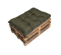 Setgarden Cojines para palés, Cojines para sillas, Cojines para bancos, cojín de piso grande, almohada de suelo para niños (120_x_60_cm, Verde)