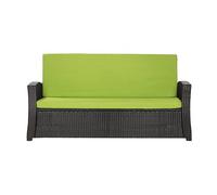 Setgarden® Funda para banco de poliratán, funda de asiento para bancos de jardín, cómodas fundas de asiento para bancos de jardín - fundas perfectas para su sofá de jardín o columpio de Hollywood