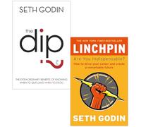Seth Godin 2 Books Collection Set (The Dip & Linchpin Are You Indispensable?)