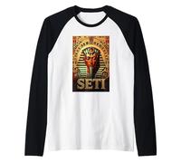 SETI I Rey Antiguo de Egipto Camiseta Manga Raglan