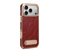 SETNGB Funda magnética Invisible Plegable para iPhone 17, 16, 15, 14 y 13 Pro MAX, con Carga inalámbrica y anticaídas, Color Rojo, para iPhone 15 Pro