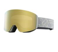 SETNGB Gafas de esquí de doble lente para hombre y mujer, modelo 2026, con lentes magnéticas antivaho y brillantes, ideales para snowboard y esquí, color gris cemento, 1 unidad.