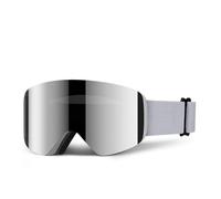 SETNGB Gafas de esquí magnéticas de invierno para exteriores con protección UV400, alta definición, antivaho, desmontables, para hombre y mujer. Gafas de snowboard, color gris Duskprint, 18 x 10 cm.