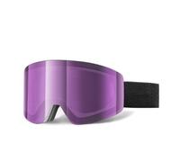SETNGB Gafas de esquí magnéticas fotocromáticas elegantes para hombre y mujer, doble capa antivaho, para snowboard y esquí, color morado brumoso, 19,8 x 10,4 cm.