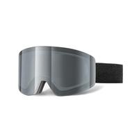 SETNGB Gafas de esquí magnéticas fotocromáticas elegantes para hombre y mujer, doble capa antivaho, para snowboard y esquí, color negro claro, 19,8 x 10,4 cm.
