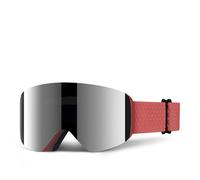 SETNGB Gafas de esquí magnéticas para exteriores con protección UV400, alta definición, antivaho, desmontables, para hombre y mujer, para snowboard, color bermellón Moonlit, 18 * 10 cm.