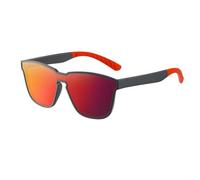 SETNGB Gafas de sol deportivas para exteriores, gafas polarizadas, lentes grandes, protección UV, adecuadas para hombres y mujeres que corren, pescan, hacen senderismo, rojo lava, 150 x 145 x 53