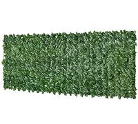 Seto Artificial Hiedra Artificial Ocultacion Jardin,Seto Artificial Exterior, Privacidad Terraza Setos para Vallas Malla Ocultacion PVC Jardin Artificial(Size:0.5x3m/1.64x9.84ft)