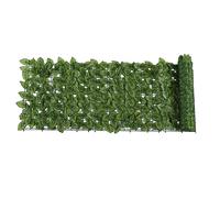 Seto De Hojas De Imitación Pantalla De Valla De Privacidad Artificial Resistente A Los Rayos UV Decorativo Jardín Balcón Patio Cerca De Pared Tela De Seda De Plástico 0,5x3 Metros (0.kh*tio)