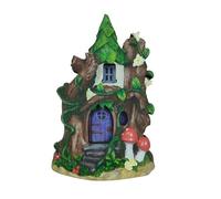 SETOFI Puerta Miniatura, Puertas de Hadas de Madera Puertas de Duendes Miniatura Puertas de Madera para Jardín, Patio, Árboles, Adornos Estilo E