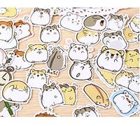 SetProducts Scrapbooking Lote de 28 Lindas Pegatinas de Hámster - Stickers Scrapbooking, Bullet Journal, Kawaii, Decoración, Personalización, Creación, Bricolaje, Ocio Creativo