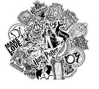 SetProducts Top Pegatinas! Juego de 30 Pegatinas de Harry Potter Vinilos - No Vulgares - Fashion, Estilo, Bomba - Personalización Portátil, Equipaje, Motocicleta, Bicicleta, Moto...