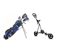 Sets de Golf Longridge Junior Challenger y Carrito EZEGLIDE Junior Cruiser, Color Negro