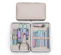 Sets de Uñas,Cuidado de Uñas,Set Cortauñas Profesi Color Nail Clipper Set Portable Manicure Tool Kit for Women Nail Care Essentials for Home Use