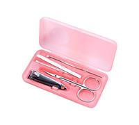 Sets de Uñas,Cuidado de Uñas,Set Cortauñas Profesi Multifunction Stainless Steel Nail Care Set - Nail Correction Nipper Cutters Pedicure Scissors(Roze)