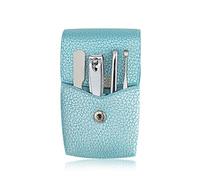 Sets de Uñas,Cuidado de Uñas,Set Cortauñas Profesi Nail Care Set with Green Leather Case Travel-Friendly Manicure Tools for Ladies and Men(Gold)