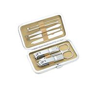 Sets de Uñas,Cuidado de Uñas,Set Cortauñas Profesi Nail Care Set with Portable Leather Case - Professional Manicure & Pedicure Kit for Adults(B 8 Piece Set)