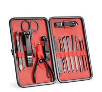 Sets de Uñas,Cuidado de Uñas,Set Cortauñas Profesi Professional Nail Care Set Manicure Cutter Tools for Perfect Nails(15 Manicure Cutter)